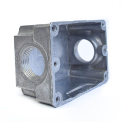 Caja de derivación aluminio 150x150x100mm IP64 con tapa