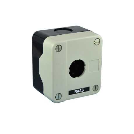 Caja vacía termoplástica para pulsador de 1 orificio IP66