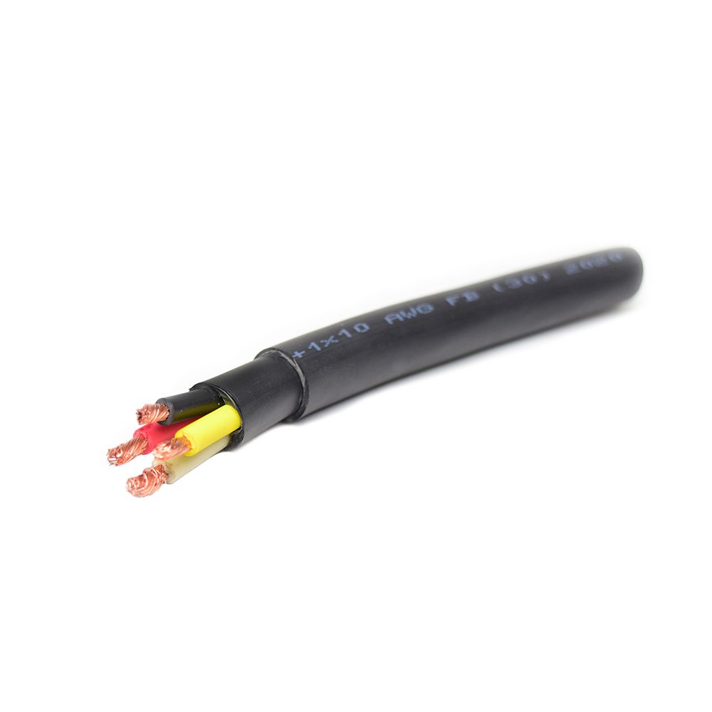 Cable vulcanizado NPT 4x8AWG, 1000V servicio pesado, x metro lineal