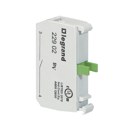 Block de contacto 1NA para pulsador no luminoso