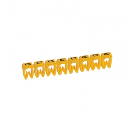 Marcador letra: U para cable 1.5-2.5mm2 x30und