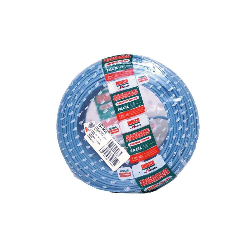 Cable NH-90 4mm2 450/750V libre de halógeno azul, clase 2, x rollo, Practicable