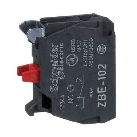 Block de contacto 1NC para pulsador o selector XB4B