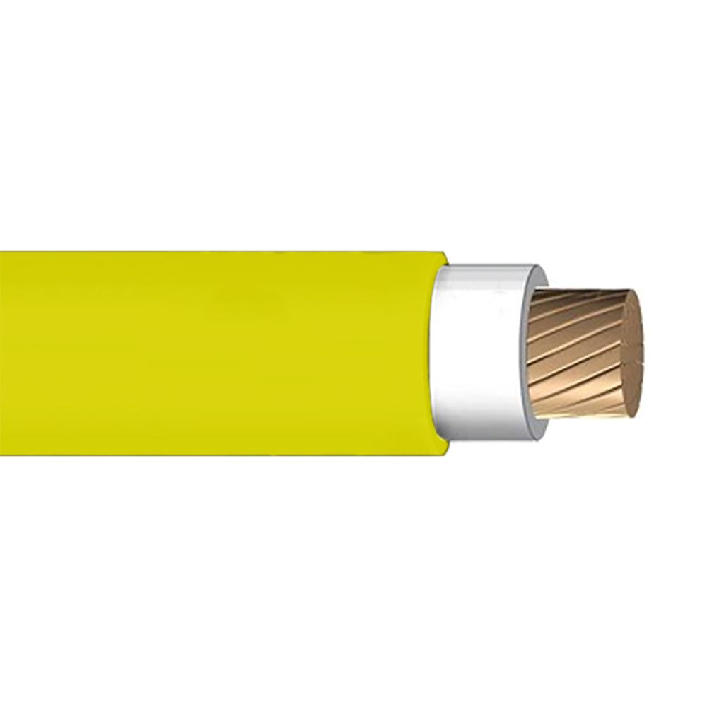 Cable N2XOH unipolar 1x25mm2 1kV libre de halógeno amarillo, clase 2, x metro lineal