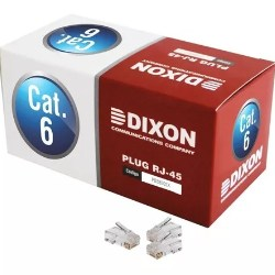 Conector de Red RJ45 DIXON CAT-5e (Caja x100)