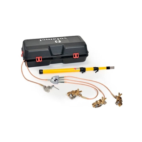 Kit de puesta a tierra temporal para subestación MT 25 KA/1S 95MM