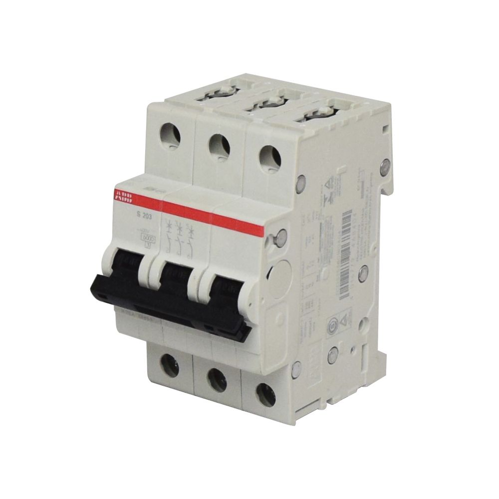 Interruptor termomagnético 3x32A 20/6kA 230/400V tipo C DIN