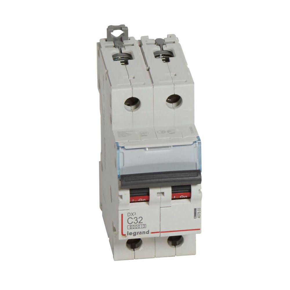 Interruptor termomagnético 2x32A 10kA 230/400V tipo C DIN