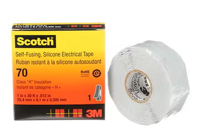 Cinta aislante autofundente Mastic Scotch 2229 3 3/4¨ x3mts 1kV