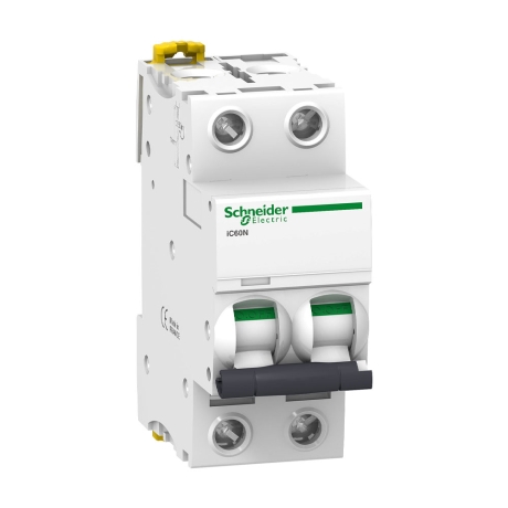 Interruptor termomagnético 2x20A 20/10/6kA 240/400/440V tipo C iC60N