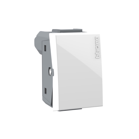 Dado interruptor de 3 vías 10A 250V blanco s/placa