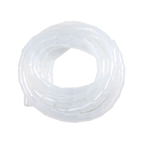 Tubo espiral protector de cables 8mm x 10mts