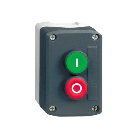 Caja con pulsador doble Start-Stop IP65