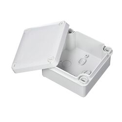 Caja de derivación PVC 105x105x55mm con tapa Plexo IP55