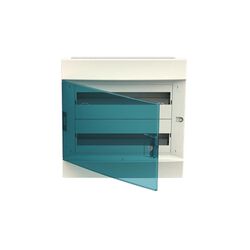 Tablero p/empotrar de termoplástico 24 DIN 320x435x108mm con puerta