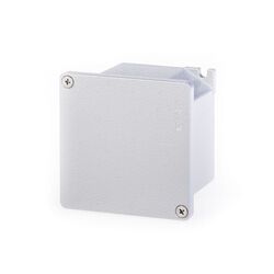 Caja de derivación aluminio 100x100x59mm ciega IP66