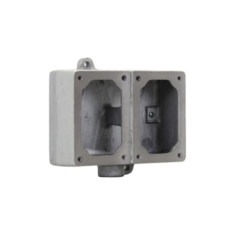 Caja rectangular para 2 interruptores y pulsador 1 salida de 3/4 clase 1 división 1 UL