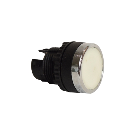 Cabeza para pulsador luminoso rasante blanco 22mm