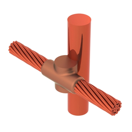 Molde tipo GY cable 2/0AWG - varilla 5/8"