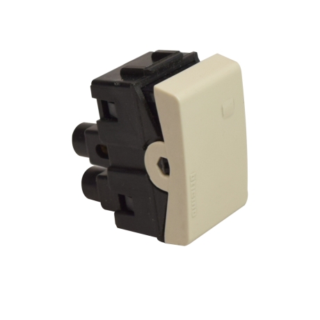 Interruptor unipolar 10A 250V 1 módulo marfil Modus Style