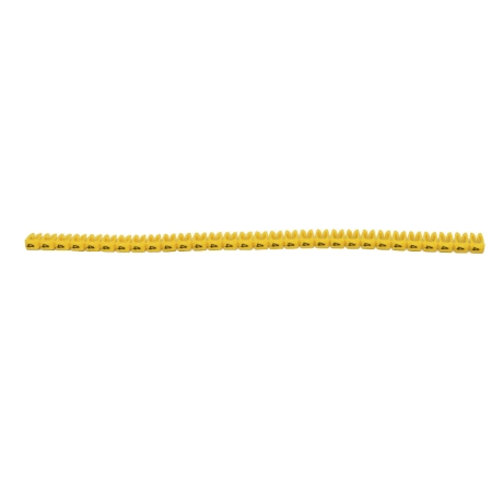 Marcador símbolo + para cable 1.5-2.5mm2 amarillo x30und