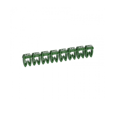 Marcador número 5 para cable 4-6mm2 verde x20und