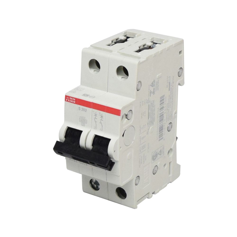 Interruptor termomagnético 2x63A 20/6kA 230/400V tipo C DIN