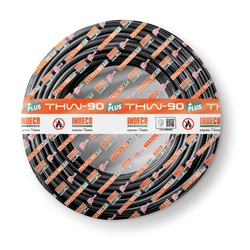 Cable THW-90+Plus 14AWG 750V aislamiento PVC negro, clase 2, x rollo