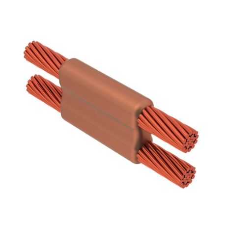 Molde en paralelo horizontal (PT) cable-cable 4/0AWG-4/0AWG