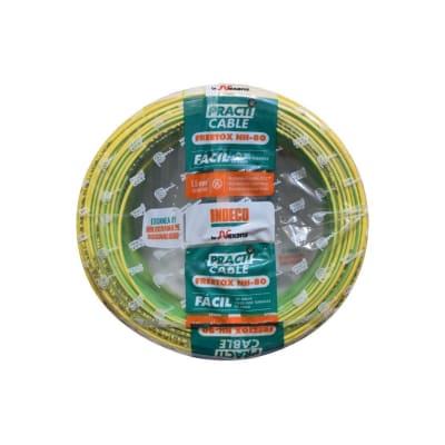 CABLE NH-90 (LIBRE DE HALOGENO) 16MM2 AMARILLO/VERDE 450/750V - INDECO