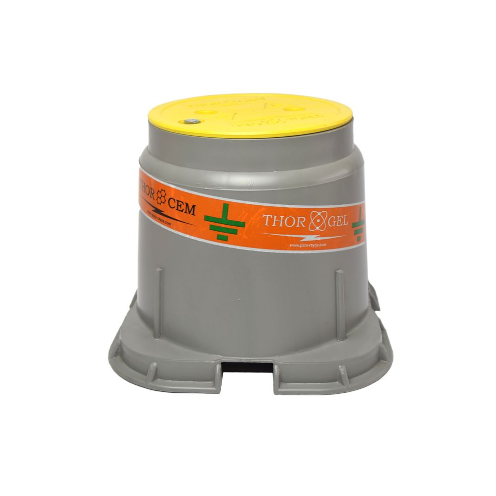 Caja de registro de polipropileno para puesta a tierra