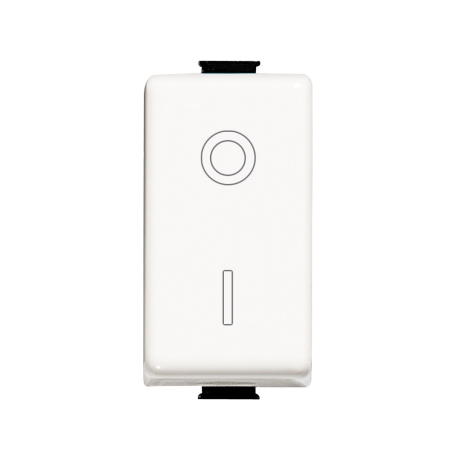 Interruptor bipolar 16A 250V 1 módulo blanco Matix