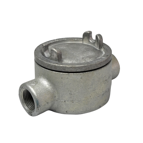 Caja de derivación redonda con tapa rosca C 1/2" CL1 DIV1 UL