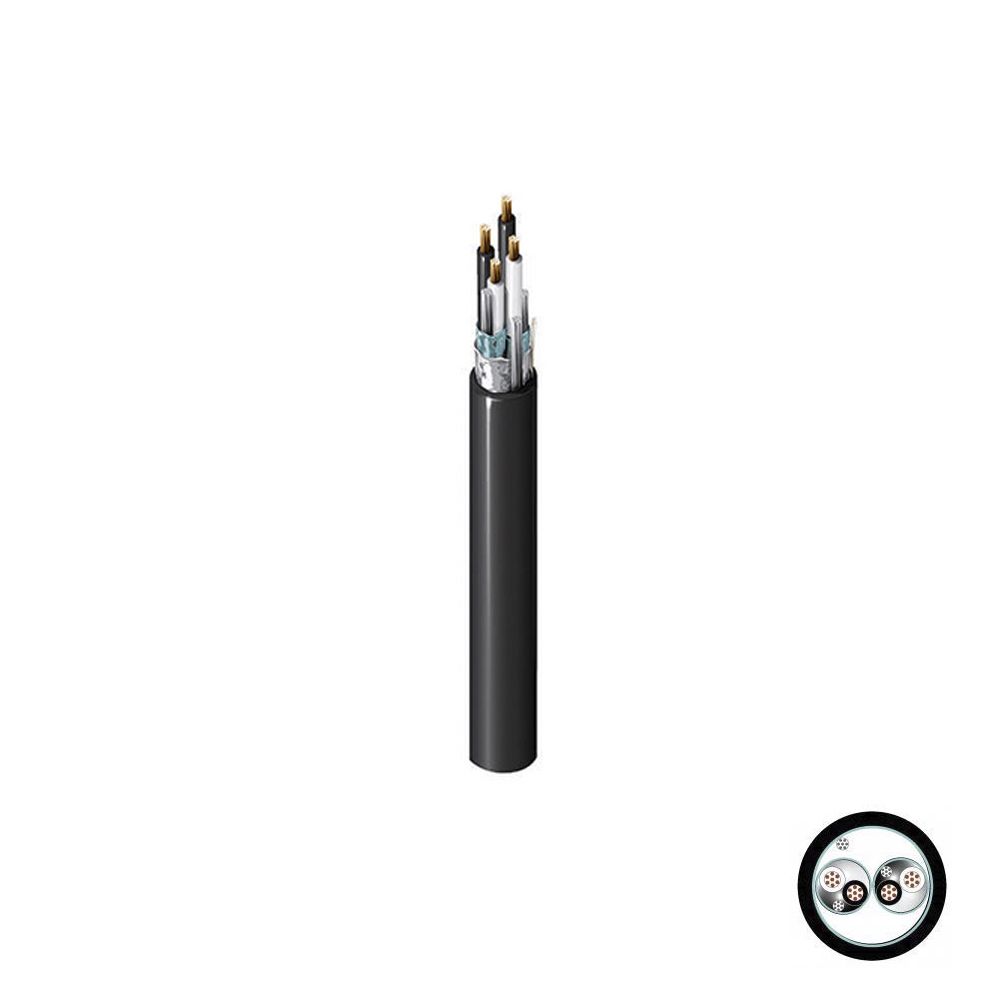 Cable instrumentación apantallado 2x2x16AWG 300V 90°C libre de halógeno, UL, x metro lineal