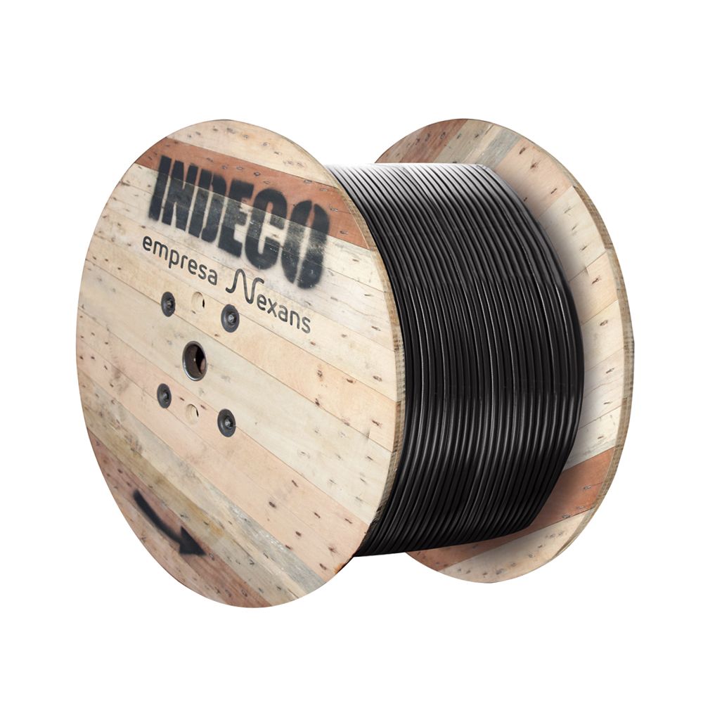 Cable THW 25mm2, 750V aislamiento PVC negro, clase 2, x metro lineal