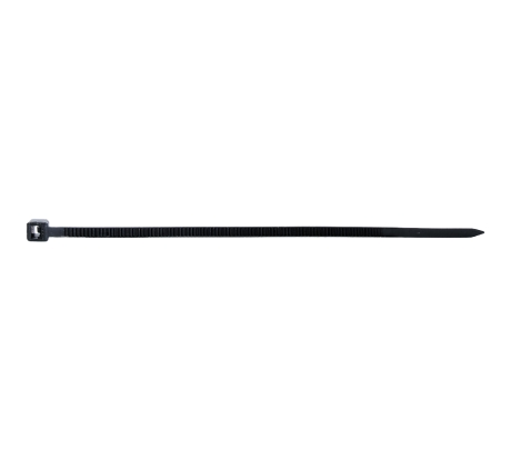 Amarracable negro 200x4.8mm 100und