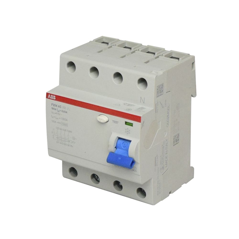 Interruptor diferencial 4x100A 30mA 230/400V AC