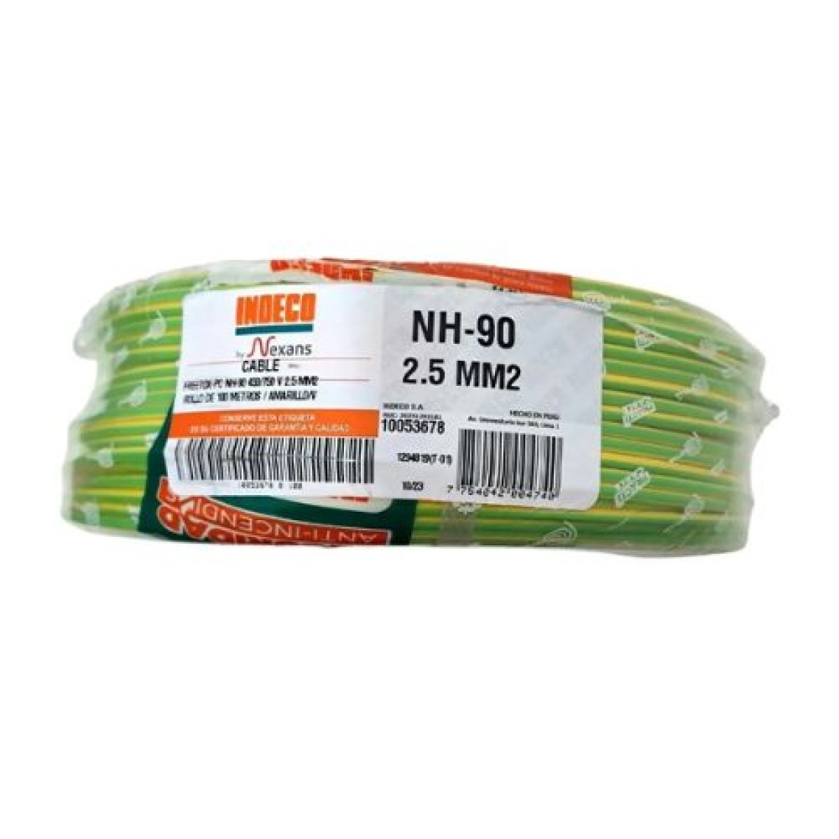 CABLE NH-90 (LIBRE DE HALOGENO) 50MM2 AMARILLO/VERDE 450/750V